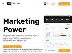 'bidtheatre.com' screenshot