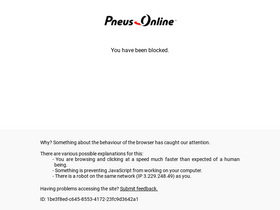 'pneus-online-belgique.be' screenshot