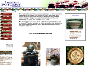 oakleafpottery.com