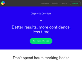 'diagnosticquestions.com' screenshot