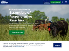 'noble.org' screenshot