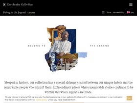 'dorchestercollection.com' screenshot