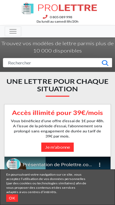 prolettre.com