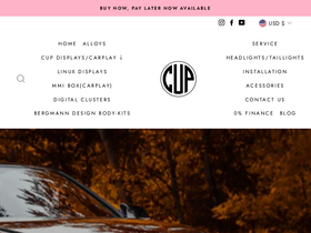 CAR UPGRADES homepage screenshot