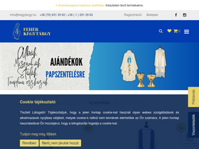 'kegytargy.hu' screenshot