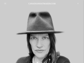 canadianhatmaker.com homepage screenshot