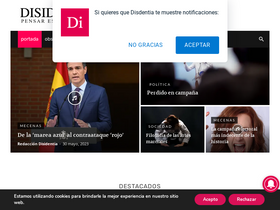'disidentia.com' screenshot