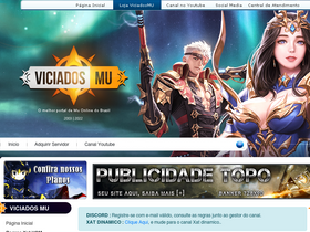 Viciados MU :. O Melhor e mais antigo portal de MuOnline do Brasil.  www.  Portal Mu Online, Tutoriais muonline, Criar Mu  Online, Servidores, Downloads, Brasil, Game, MMORPG, xat de mu