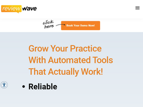 'reviewwave.com' screenshot