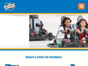 'adventurelanding.com' screenshot