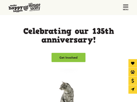 'thehumanesociety.org' screenshot