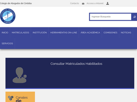 'abogado.org.ar' screenshot