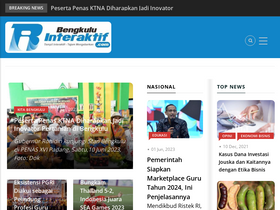 'bengkuluinteraktif.com' screenshot