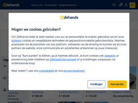 '2dehands.be' screenshot