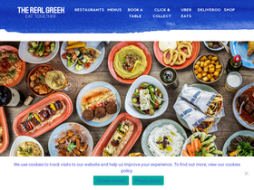 'therealgreek.com' screenshot