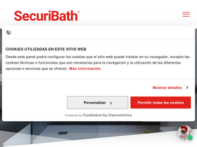 'securibath.com' screenshot