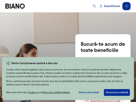 'biano.ro' screenshot