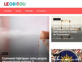 'legrisou.fr' screenshot
