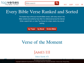 'topverses.com' screenshot