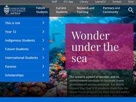 'jcu.edu.au' screenshot