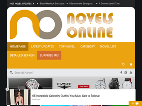 'novelsonline.net' screenshot