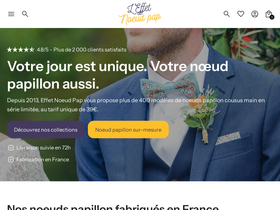 effetnoeudpap.com homepage screenshot