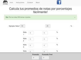 'mipromedio.cl' screenshot