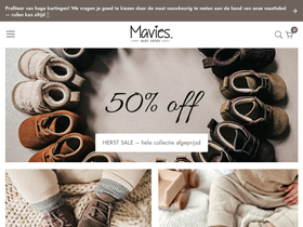 mavies.nl homepage screenshot