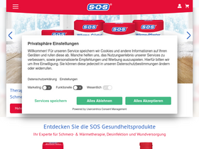 'sos.de' screenshot