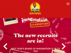 'sunmaid.com' screenshot