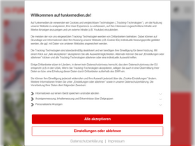 'funkemedien.de' screenshot