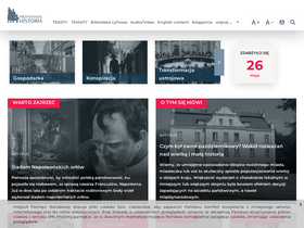 'przystanekhistoria.pl' screenshot