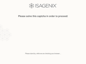 'isagenix.com' screenshot