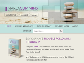 'marlacummins.com' screenshot