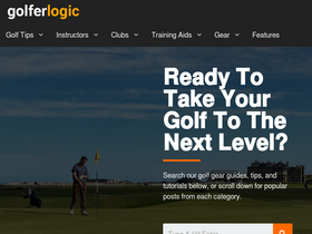 'golferlogic.com' screenshot