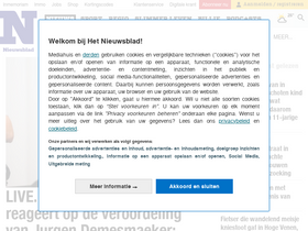 'nieuwsblad.be' screenshot