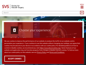 'vascular.org' screenshot