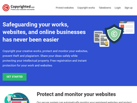 'copyrighted.com' screenshot