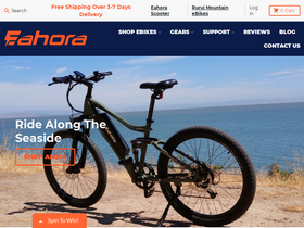 'eahoraebike.com' screenshot