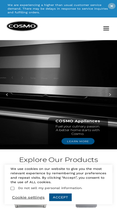 cosmoappliances.com