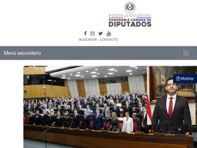 'diputados.gov.py' screenshot
