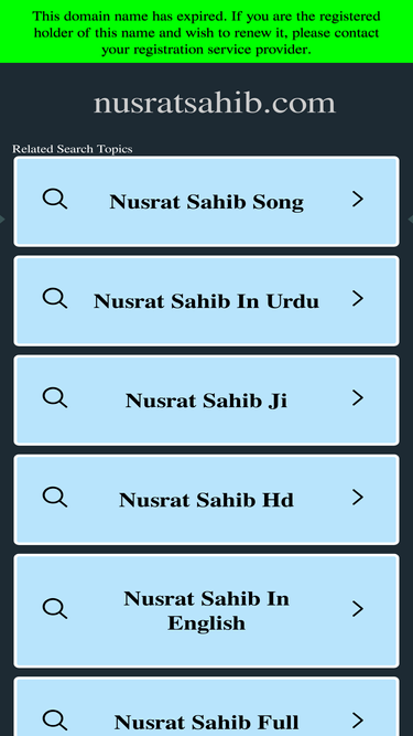 nusratsahib.com