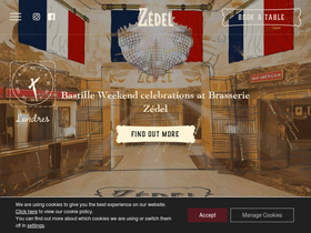'brasseriezedel.com' screenshot