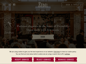 'brasseriezedel.com' screenshot