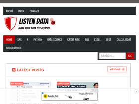 'listendata.com' screenshot