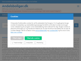 'andelsboliger.dk' screenshot
