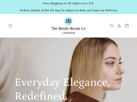Thebristlebrushcompany homepage screenshot