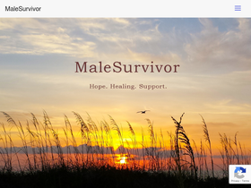 'malesurvivor.org' screenshot