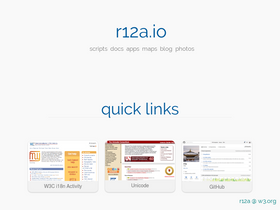 'r12a.github.io' screenshot