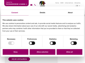 'caparol.de' screenshot